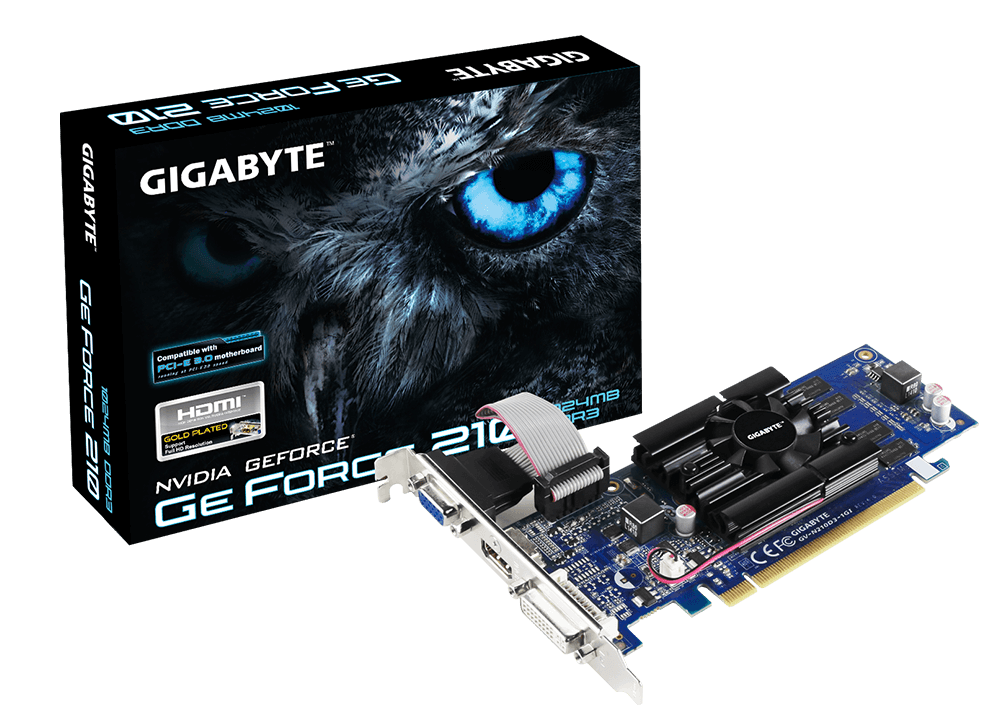 Видеокарта GIGABYTE NVidia GeForce 210 — фото | internet-lab.ru